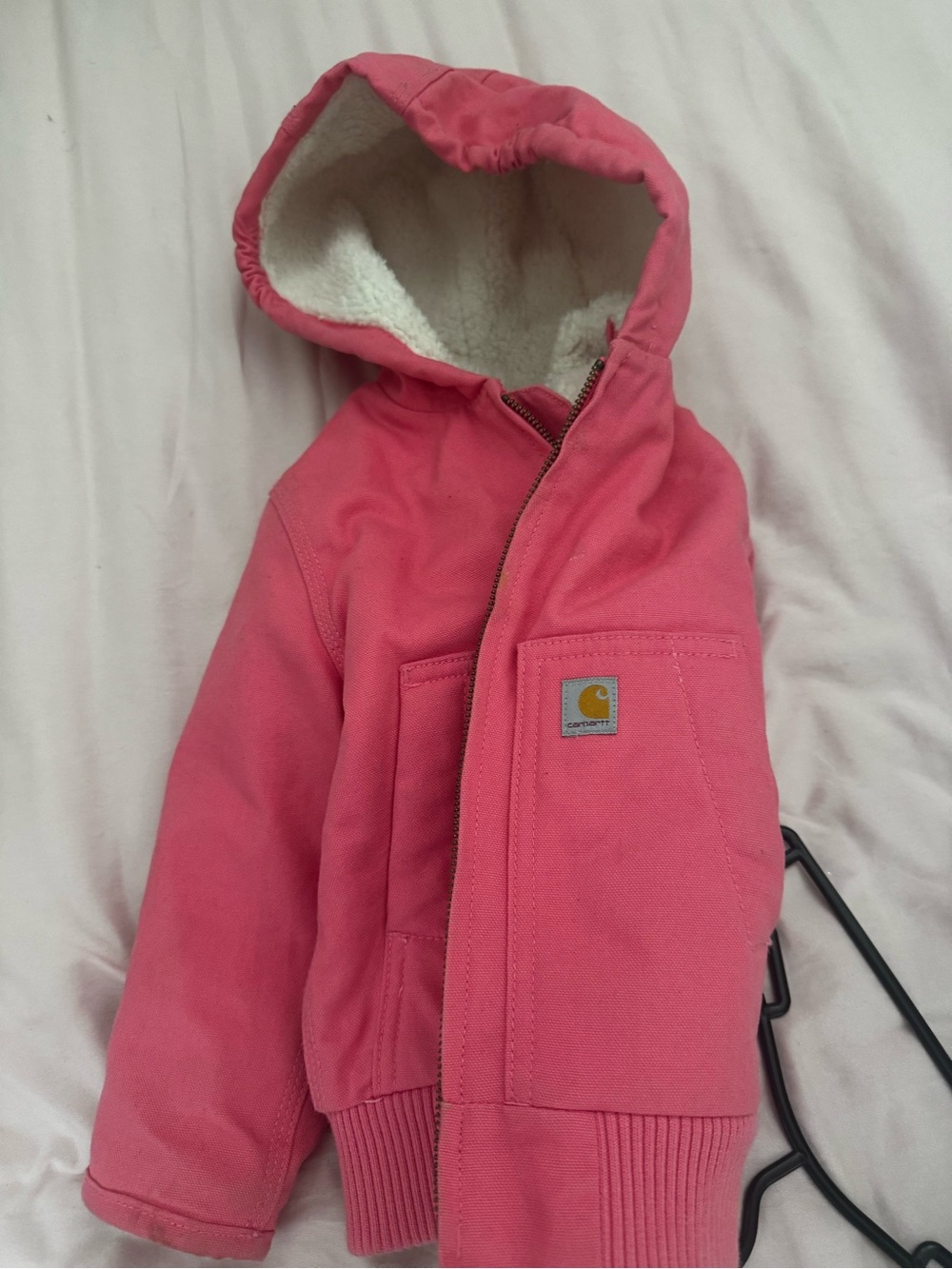 Carhartt 2T Rose Pink Hooded Jacket